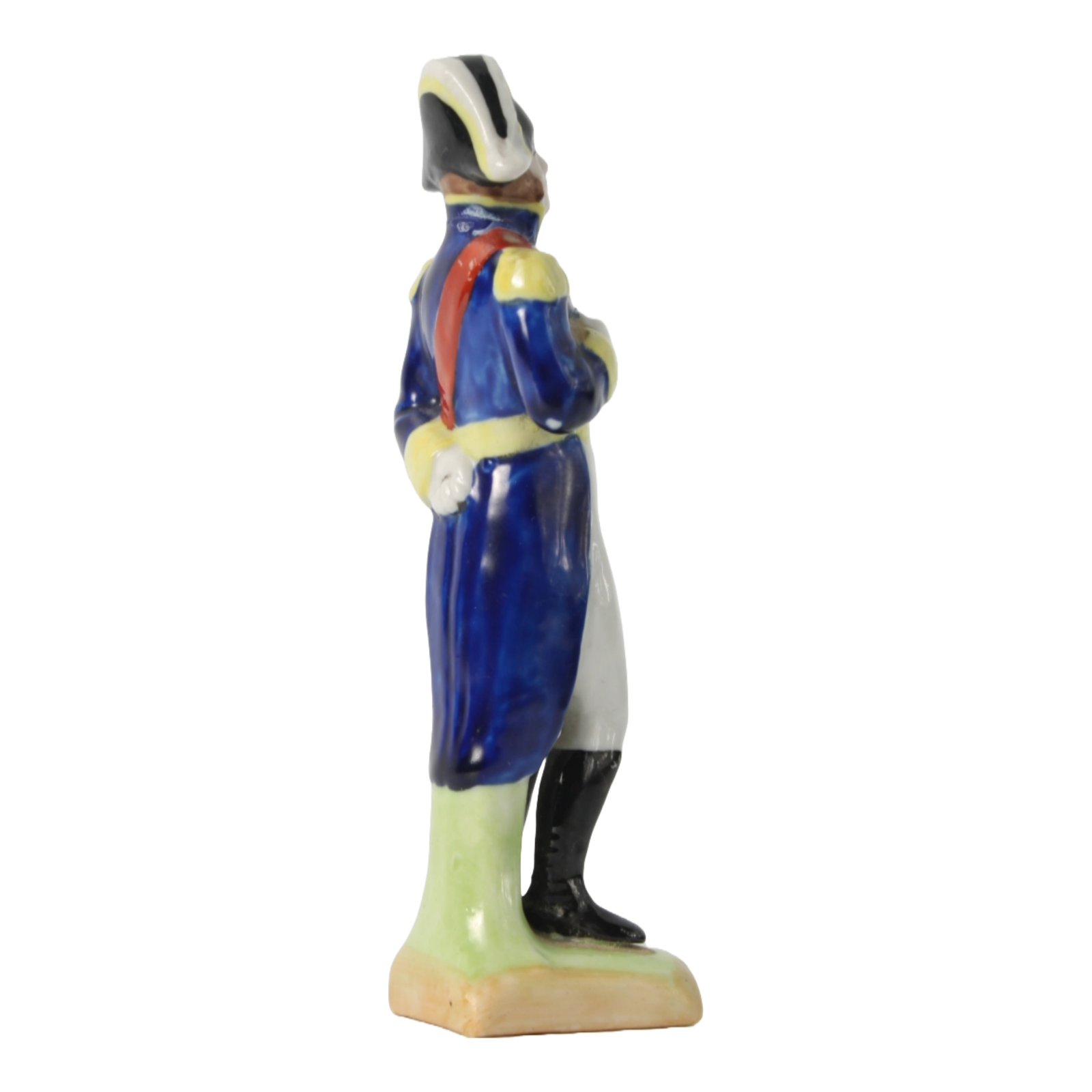 Hand-Painted Porcelain Figurine of Marshal Michel Ney by Kister Scheibe Alsbach,