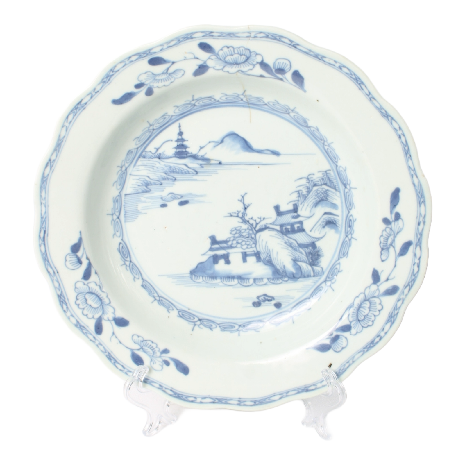 Stunning Antique Chinese Porcelain Plate - Qing Dynasty