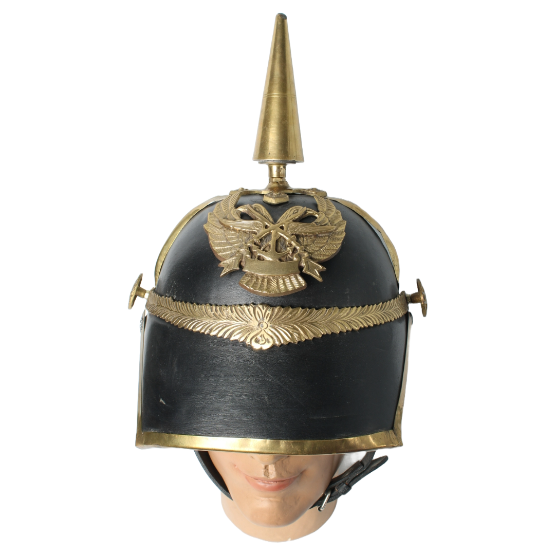 Replica Habsburg Pickelhaube – ceremonial spiked helmet with double-headed eagle