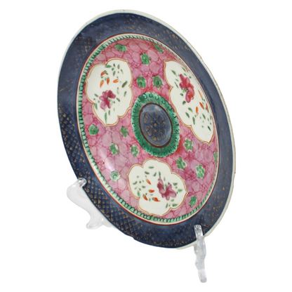 Authentic 18th-Century Chinese Porcelainv - Hand-Painted Qing Dynasty
