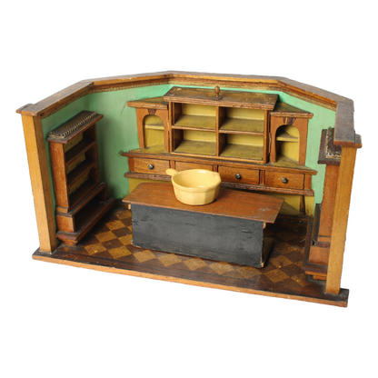 Antique Miniature Shop ca. 1890–1920 | Wooden Doll Store