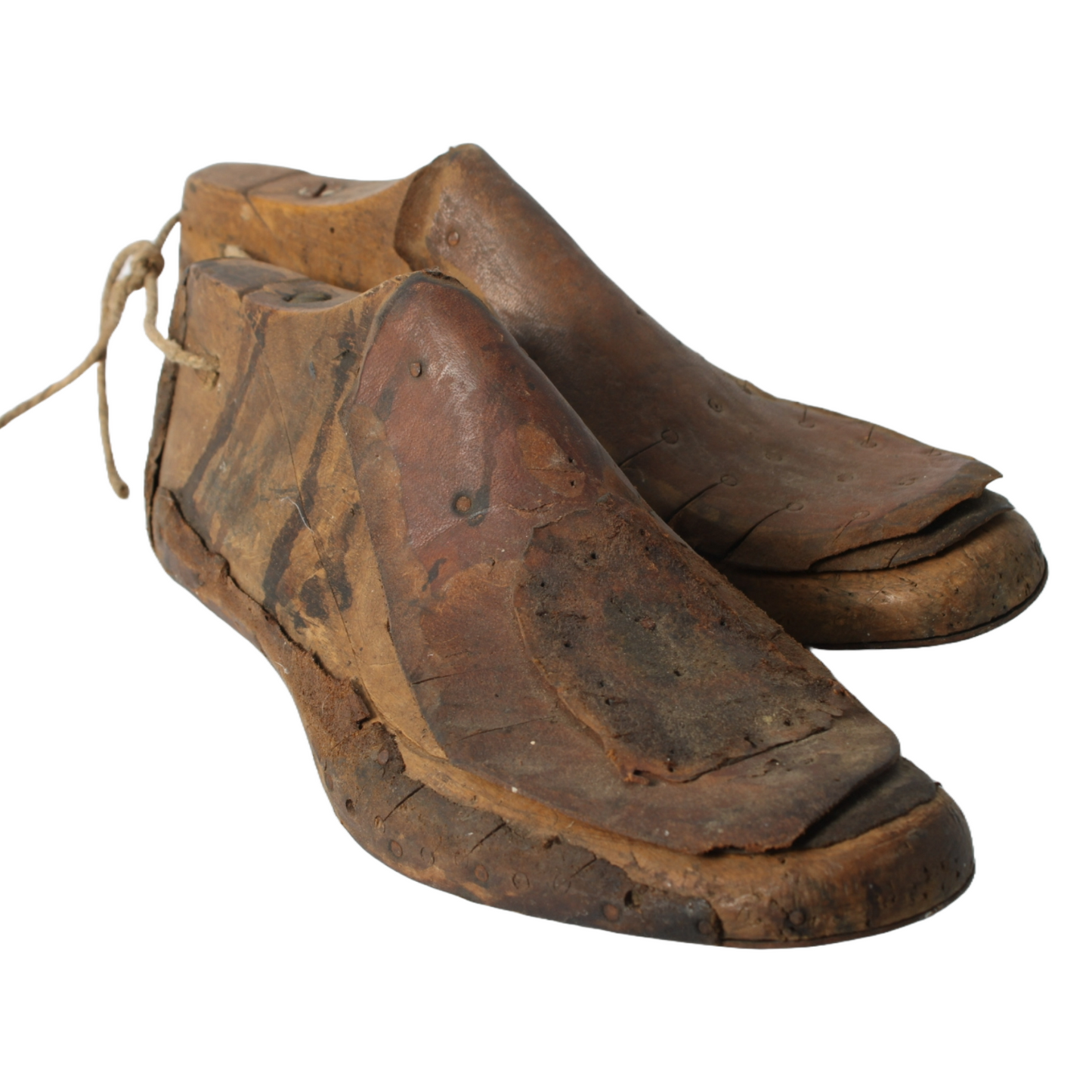 Antique Wooden Shoe Last, Handcrafted Cobbler's Tool, 24 cm, Vintage Collectible