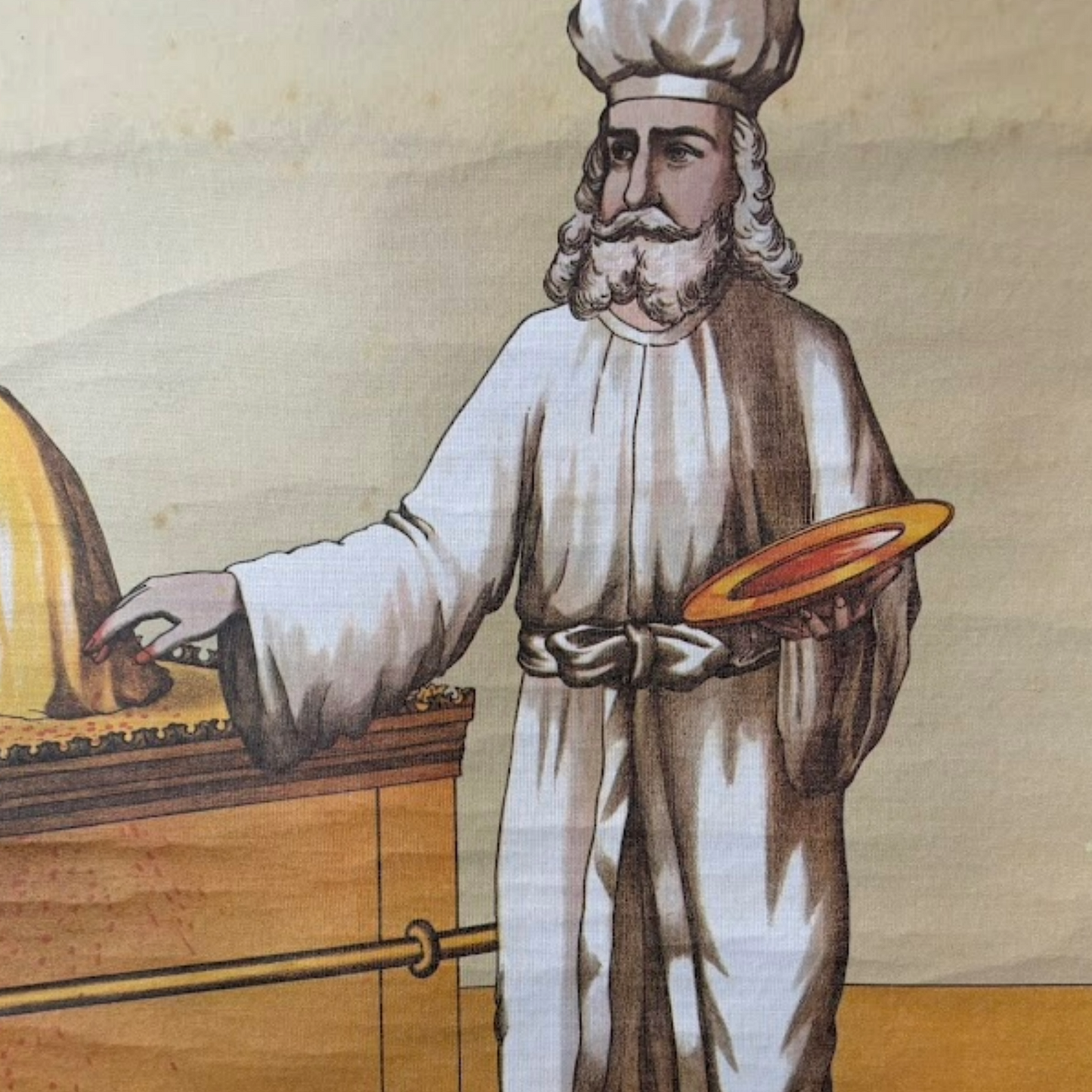 Antique School Chart “High Priest and Ark of the Covenant”