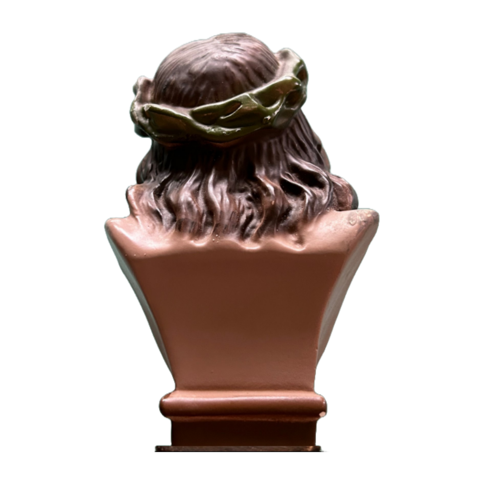 Vintage "Ecce Homo" Plaster Bust of Jesus with Crown of Thorns, Authentic