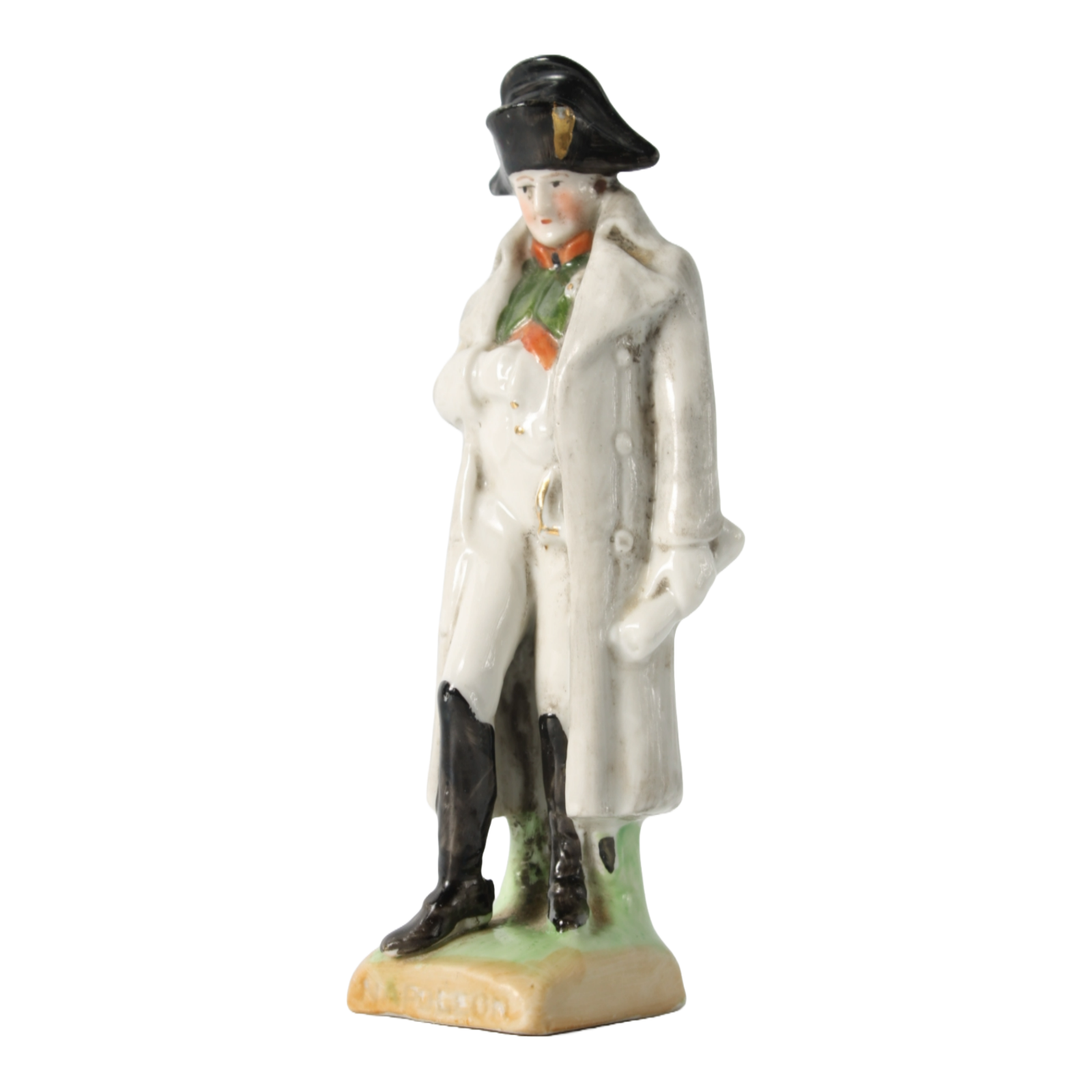 Antique Porcelain Napoleon Figurine by Kister Scheibe Alsbach, Germany, ca. 1900