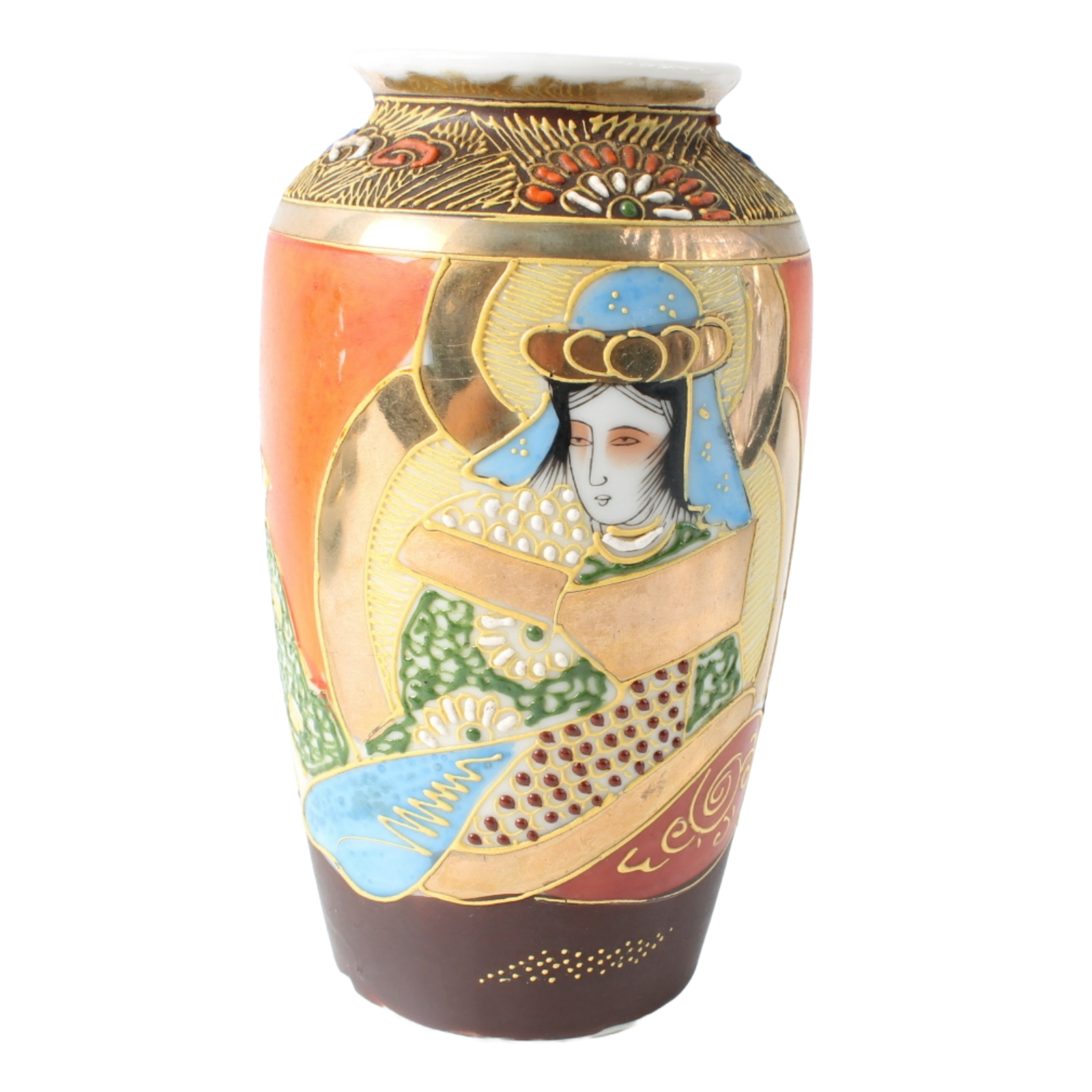 Rare Hand-Painted Japanese Satsuma Sake Set