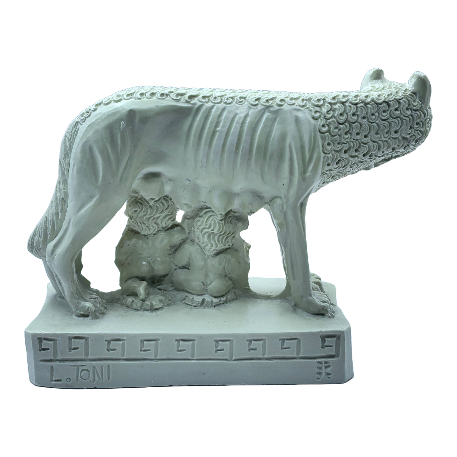 Beautiful Reproduction of the She-Wolf with Remus and Romulus - Vintage Home Dec