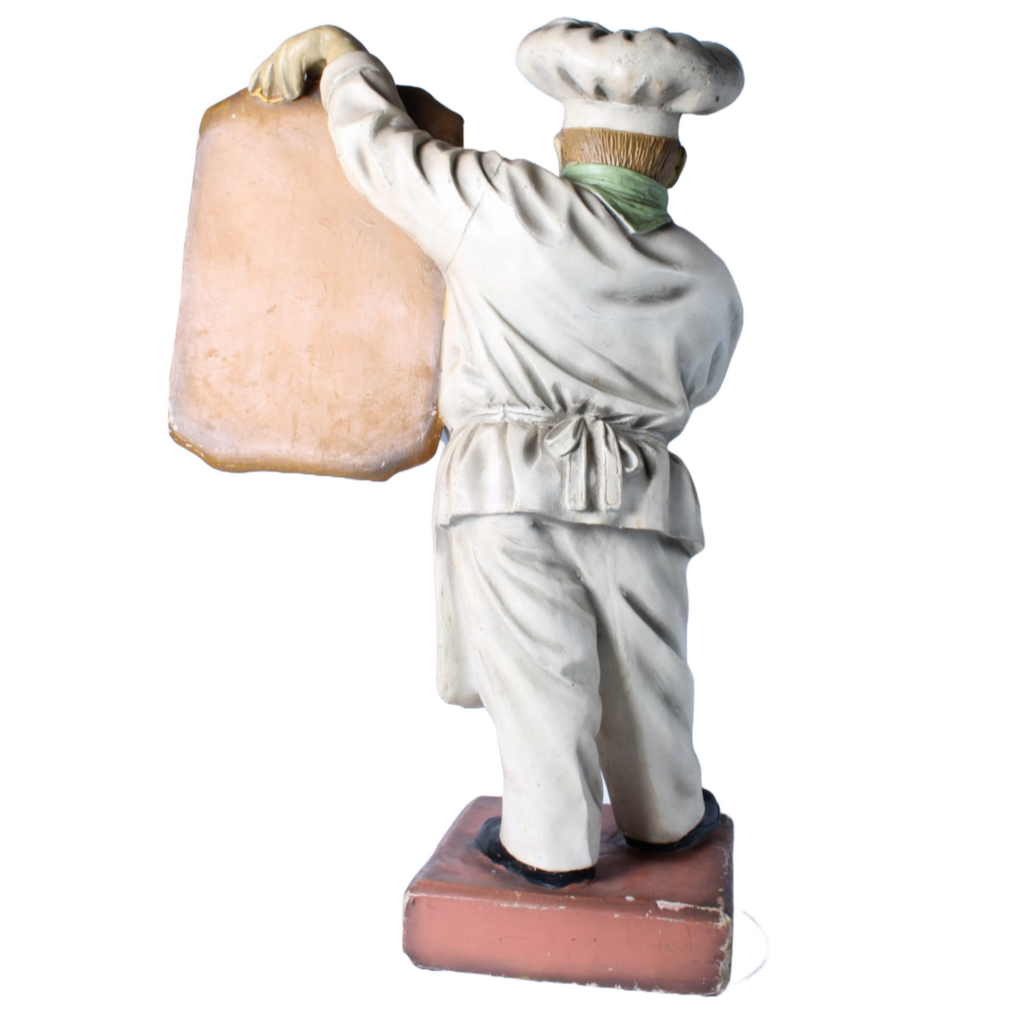 Vintage Advertisement Board / Statue of a Baker and/or Chef from the 1950s