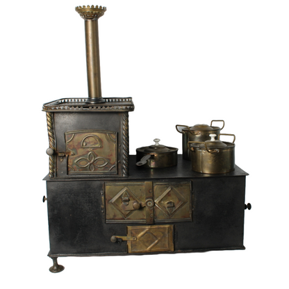 Antique Miniature Toy Stove ca. 1890–1915 | Height 45 cm / 17.7 inch |