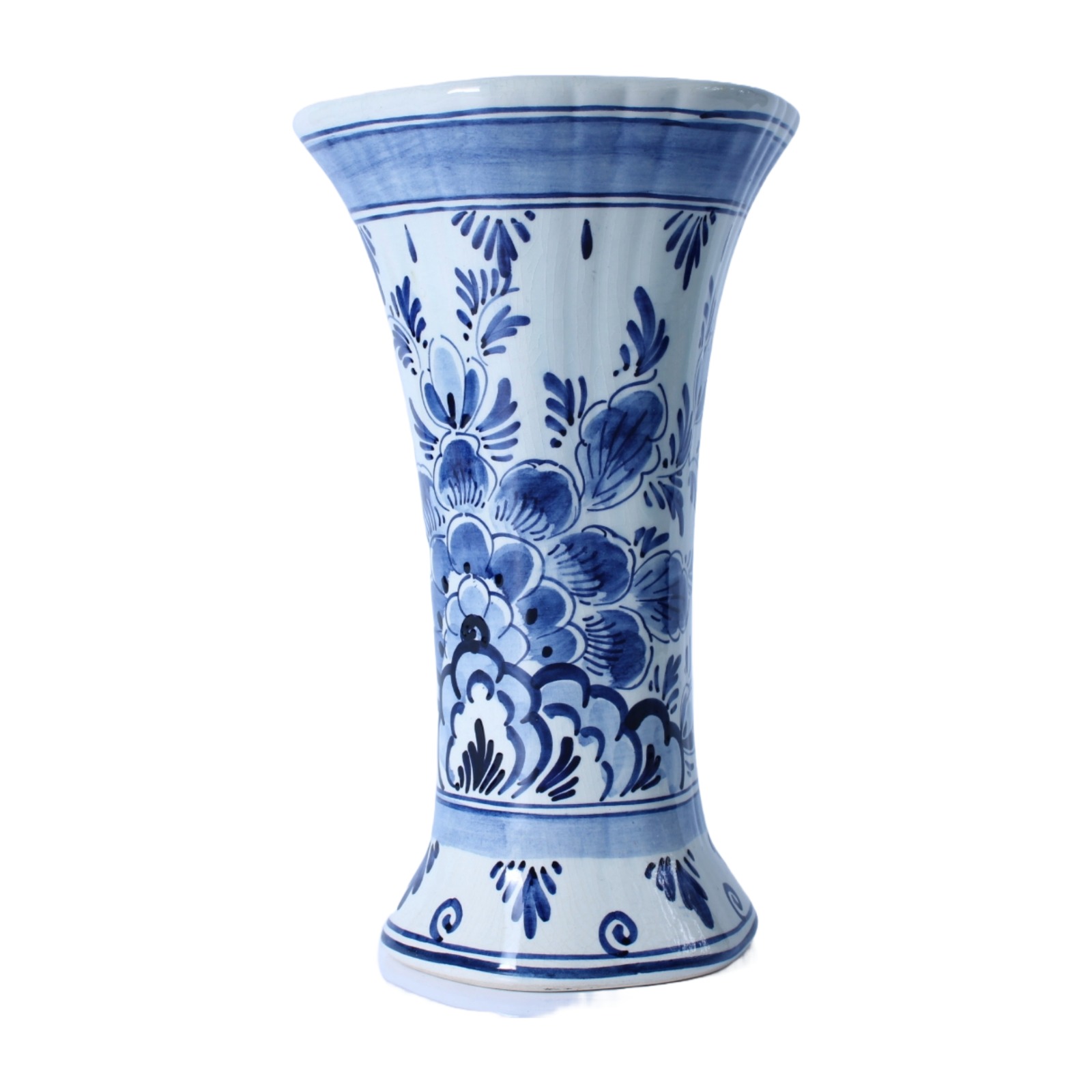 Beautiful Delft Blue Vase from the Early 1960s