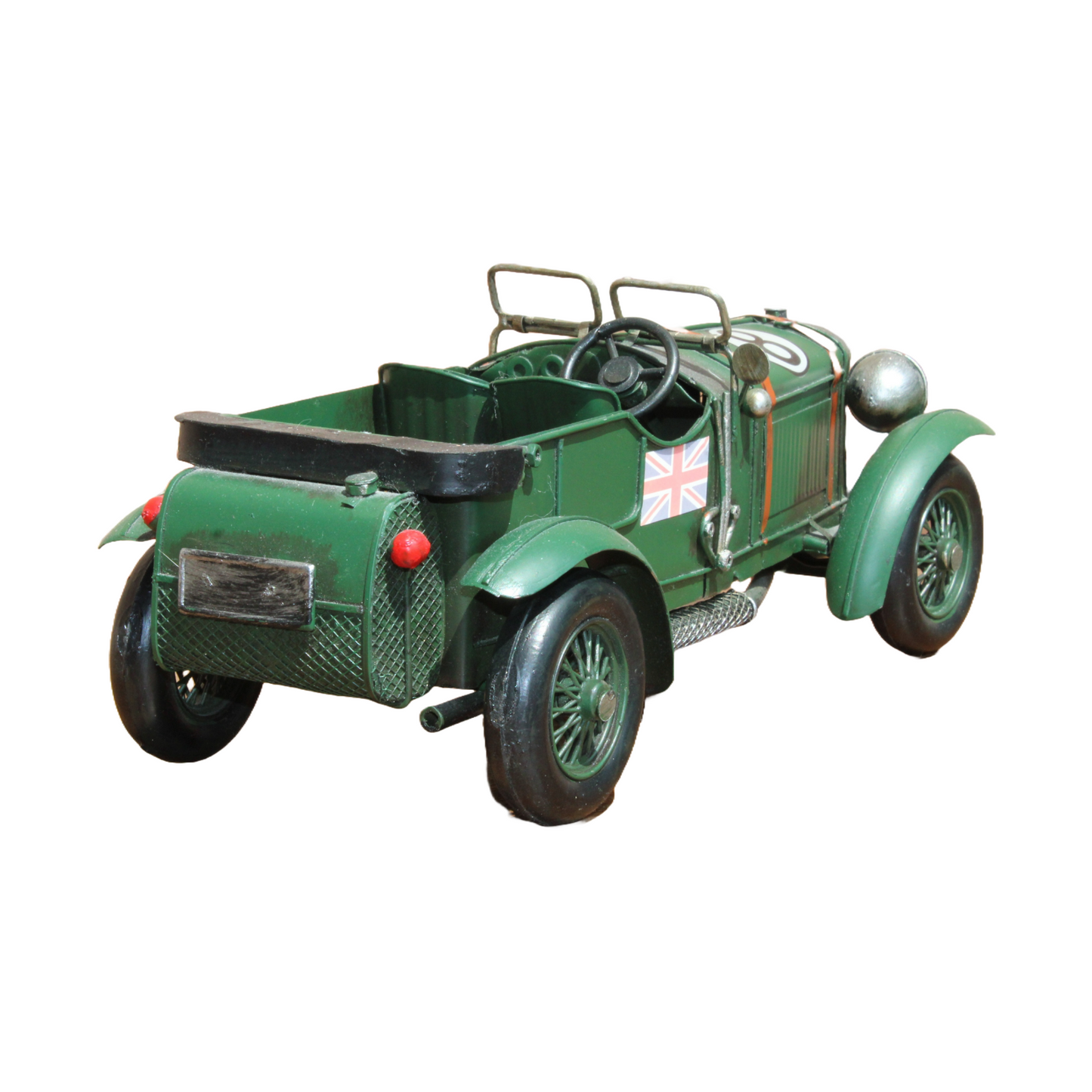 Highly Decorative Metal English Model Car (Bentley or Bugatti Re-make)!
