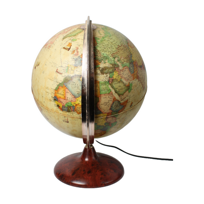Vintage Italian Globe with Illuminated Feature - Tecnodidattica Discovery 30