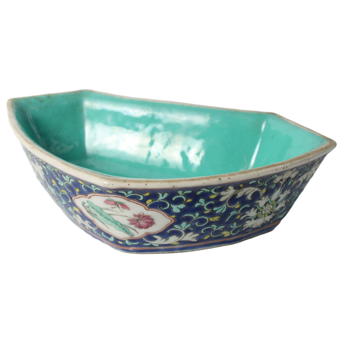 Antique Chinese Serving Bowls | 18th-19th Century Qing Dynasty Porcelain |