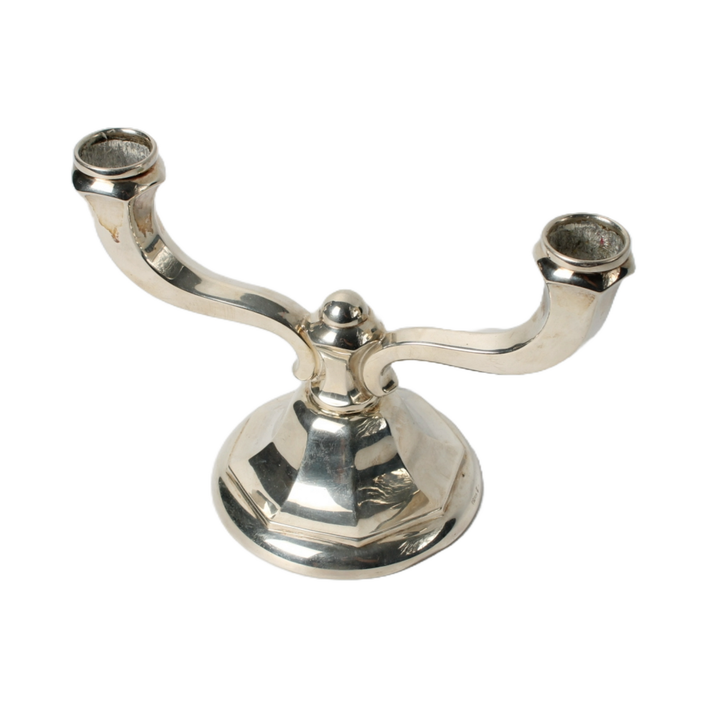 🌟 Stylish 835 Silver Two-Arm Candelabra - Add Timeless Elegance to Your Interio