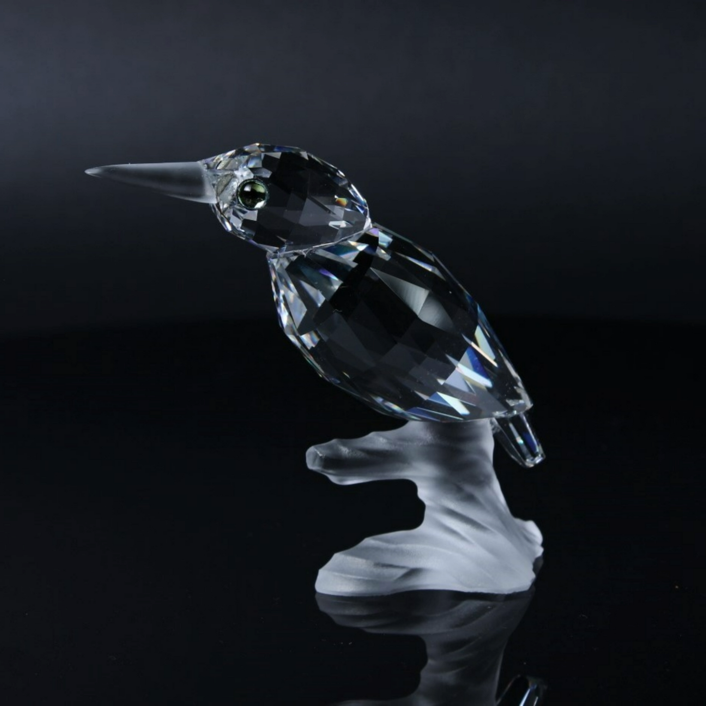 Swarovski Kingfisher on a Branch Figurine - Includes Original Box and Certificat