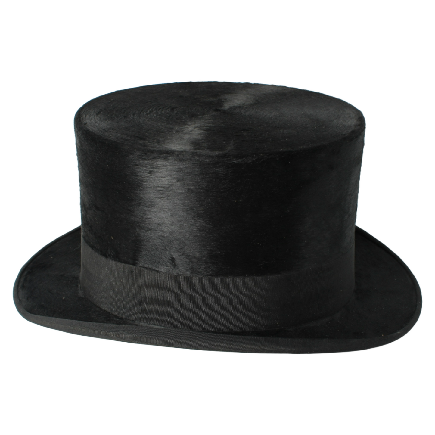 Antique Moleskin Top Hat by Joh. v. d. Sluijs, Utrecht – Early 20th Century