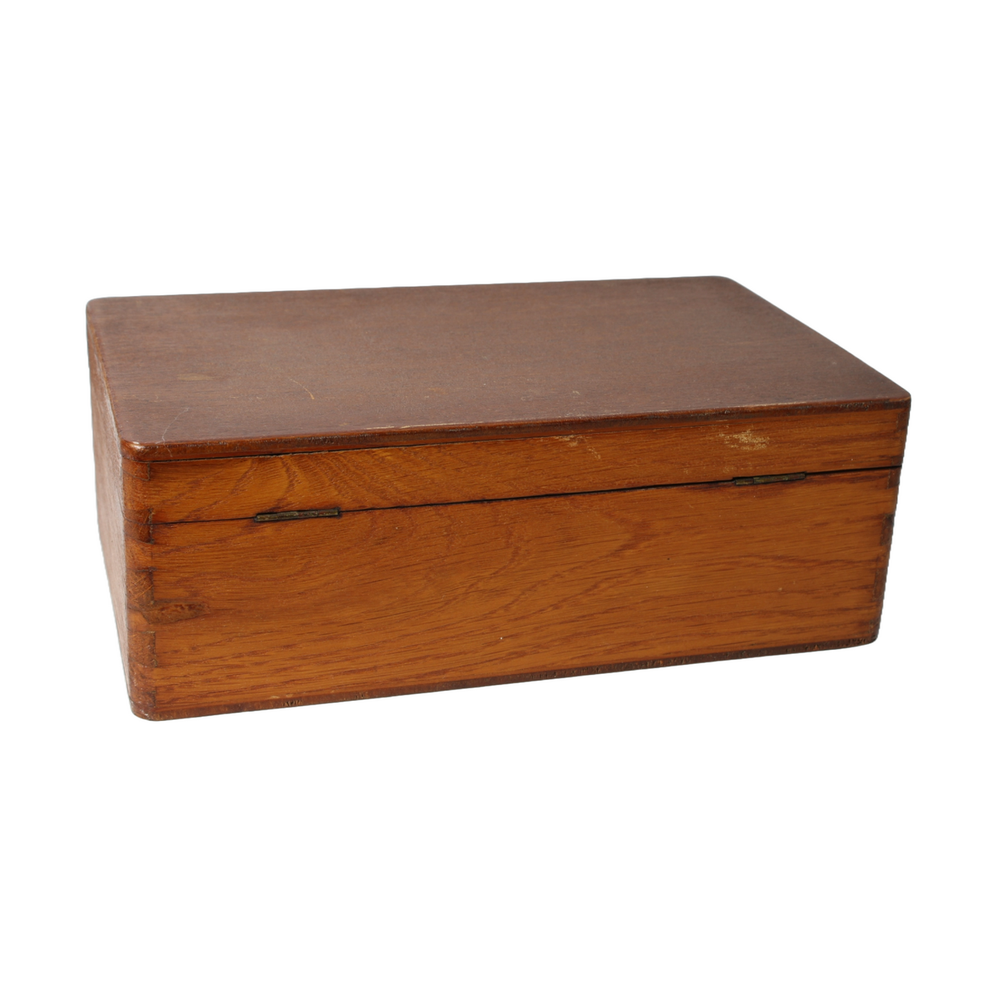 Antique Handmade Wooden Box - Vintage Storage Chest, Beautifully Crafted