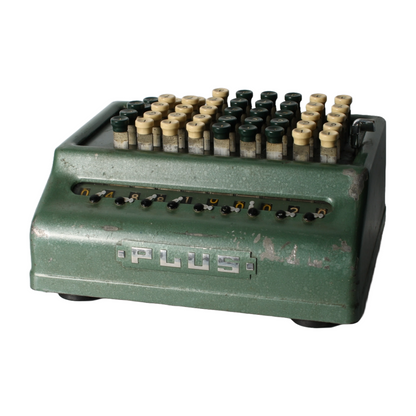 Vintage Mechanical Calculator | Bell Punch "PLUS" Rapid Adder | Model 509/C |