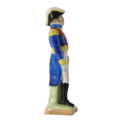 Hand-Painted Porcelain Figurine of General Bertrand, German Military Collectible