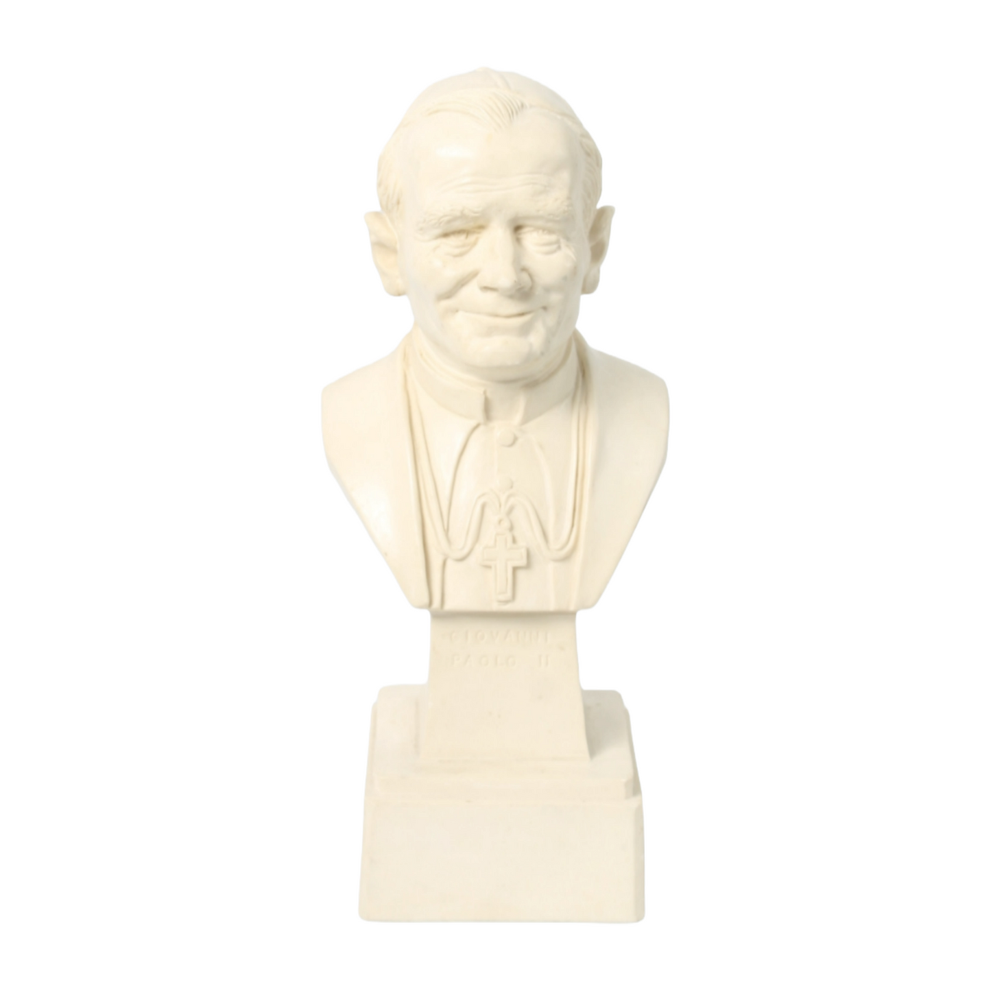 Bust of Pope John Paul II, St. John Paul II, Saint John Paul II. circa 1980