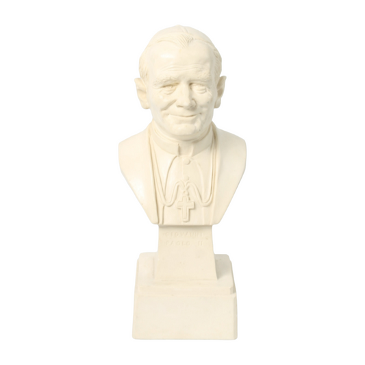 Bust of Pope John Paul II, St. John Paul II, Saint John Paul II. circa 1980