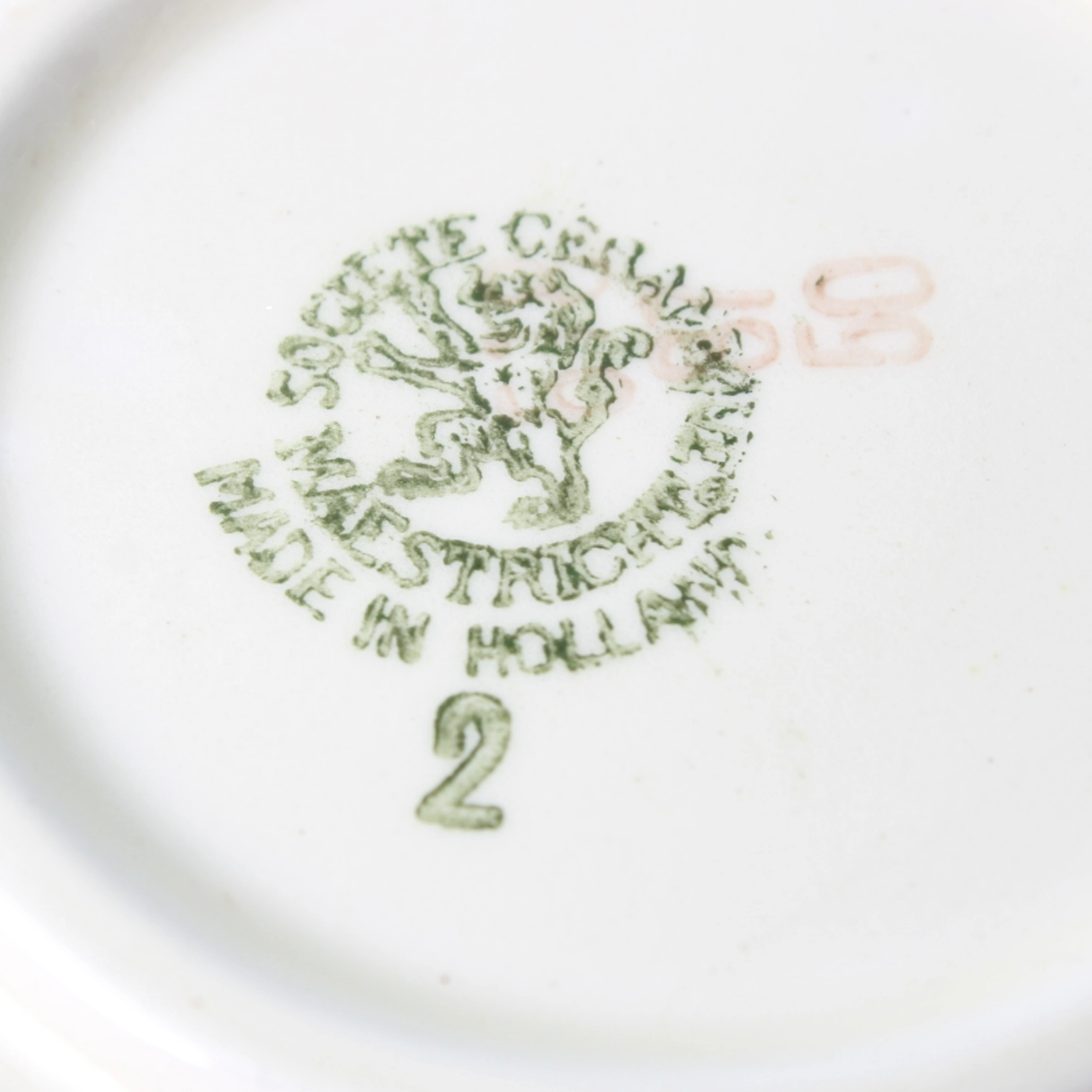 Vintage Floral Dinnerware Set | Société Céramique Maastricht | Handmade Dutch