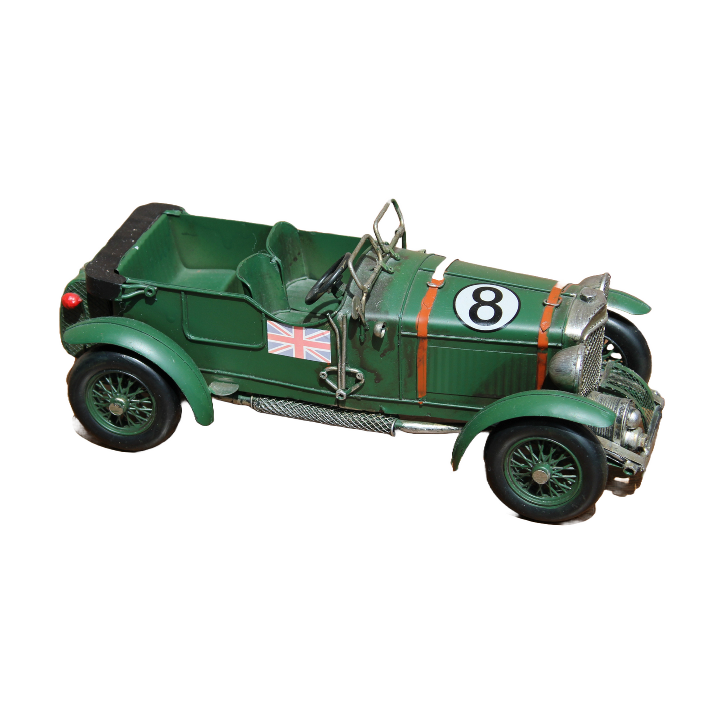 Highly Decorative Metal English Model Car (Bentley or Bugatti Re-make)!