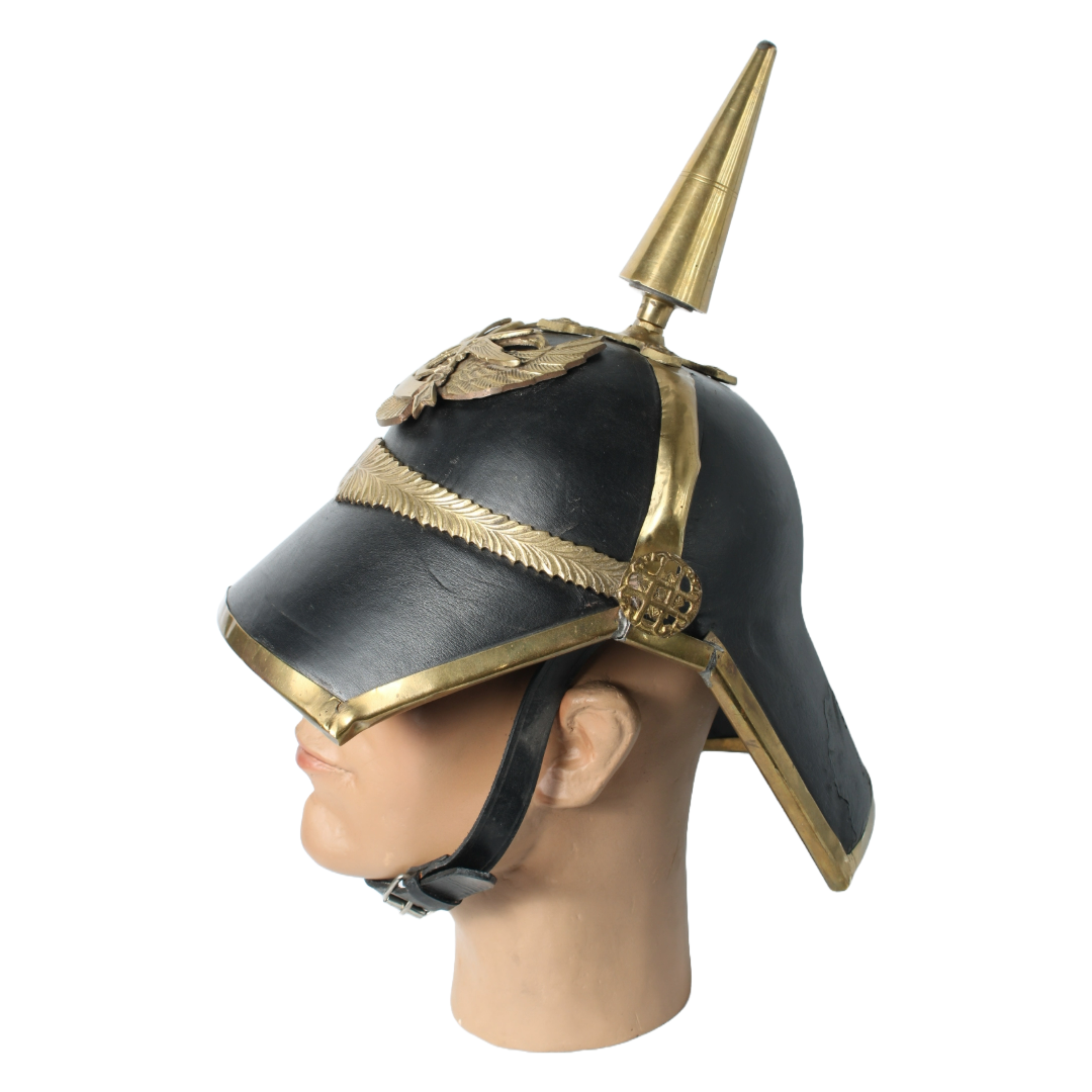 Replica Habsburg Pickelhaube – ceremonial spiked helmet with double-headed eagle