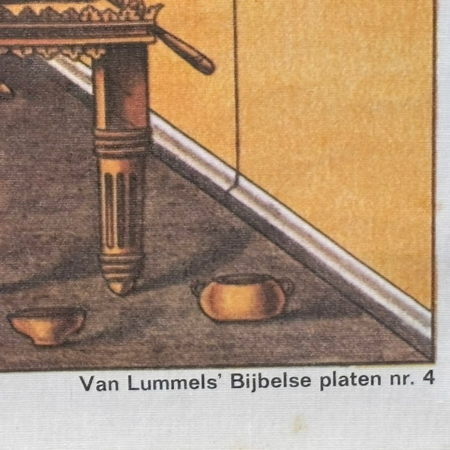 Antique Dutch School Chart “The Tabernacle from Within”