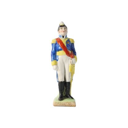 Hand-Painted Porcelain Figurine of General Bertrand, German Military Collectible