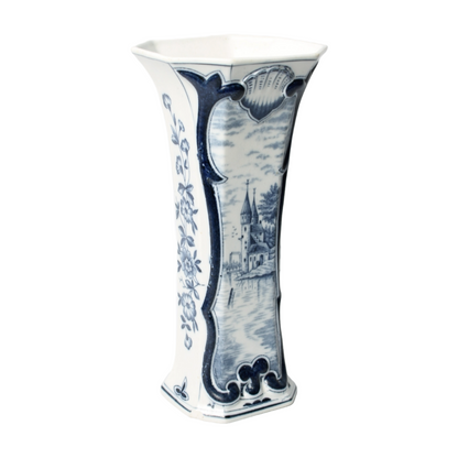 Beautiful Delft Blue Vase - Traditional Dutch Craftsmanship - 20th Century
