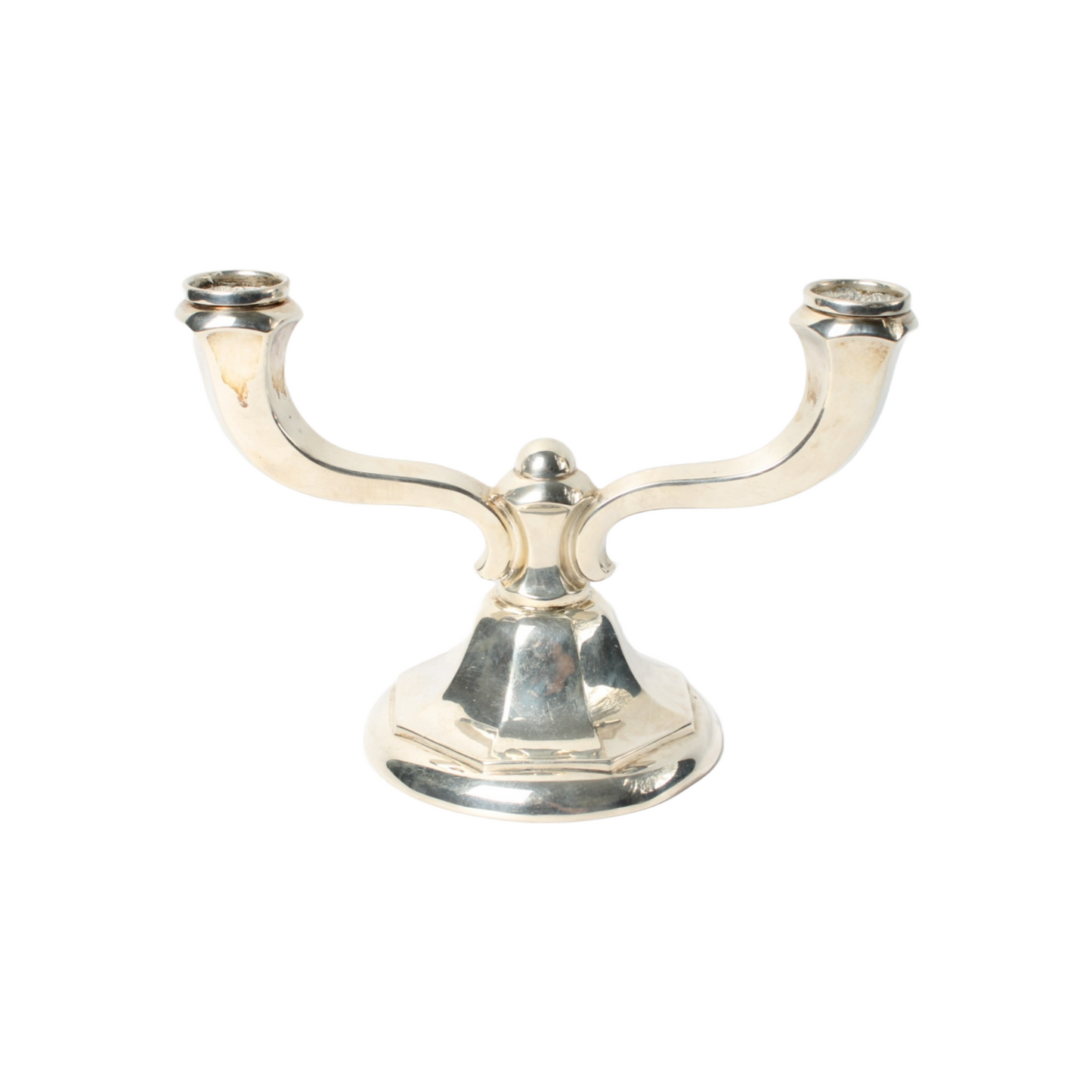🌟 Stylish 835 Silver Two-Arm Candelabra - Add Timeless Elegance to Your Interio