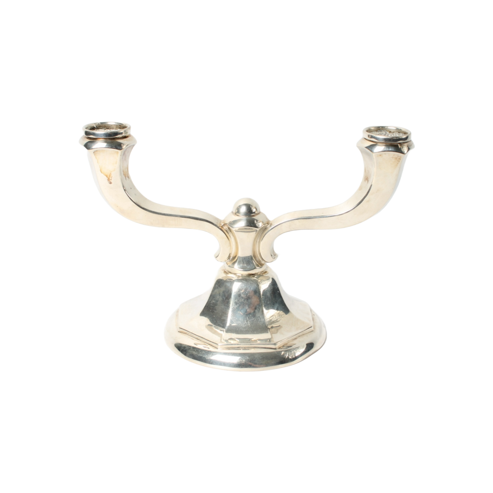 🌟 Stylish 835 Silver Two-Arm Candelabra - Add Timeless Elegance to Your Interio