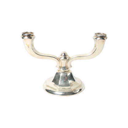 🌟 Stylish 835 Silver Two-Arm Candelabra - Add Timeless Elegance to Your Interio