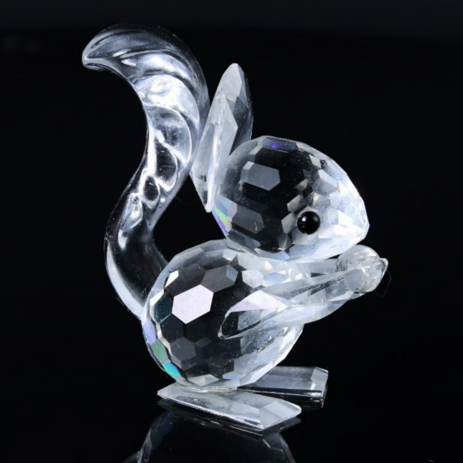 Swarovski Squirrel with Nut - Beautiful Crystal Figurine from Austria