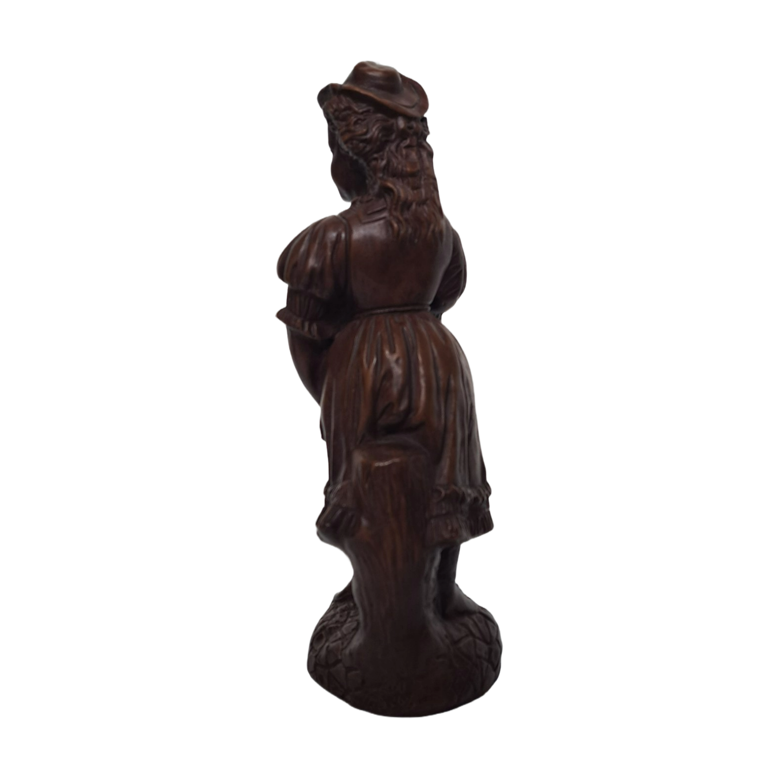 Decorative Statue of a Victorian-Dressed Girl - Signed - 28 cm Tall