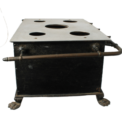 Rare Antique Toy Stove with Claw Feet and Pans ca. 1900–1925 | 22 cm / 8.66 inch