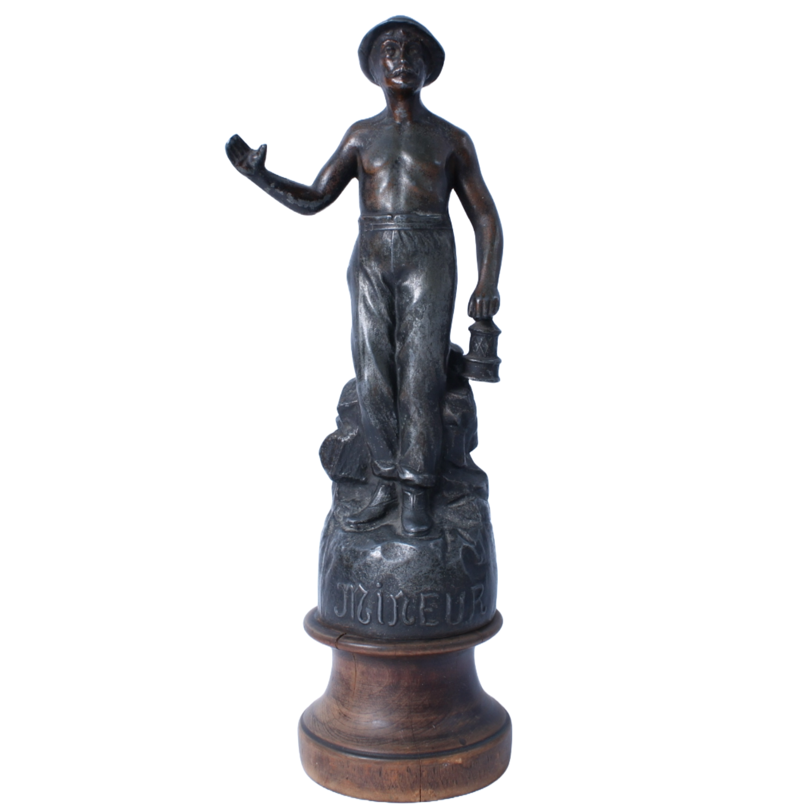 Le Mineur - Beautiful Handcrafted Antique Bronze Sculpture - The Miner