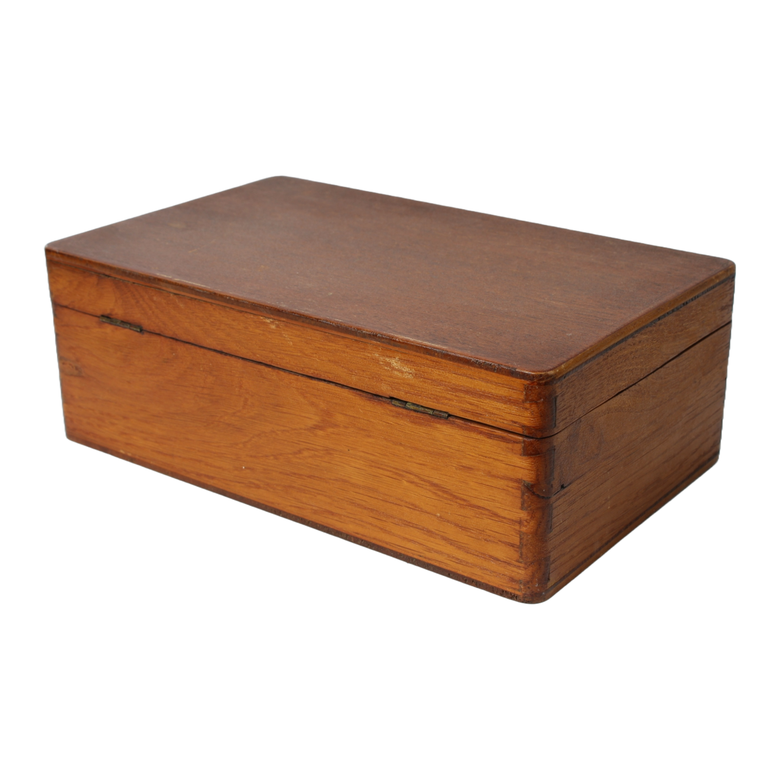 Antique Handmade Wooden Box - Vintage Storage Chest, Beautifully Crafted