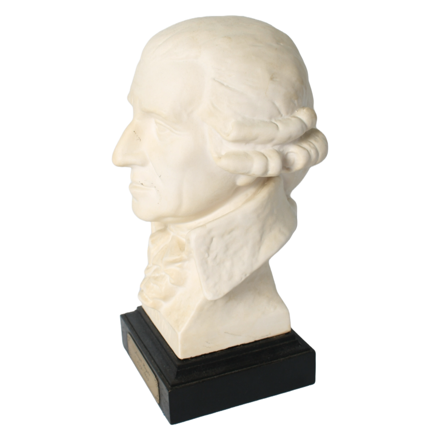 Vintage Goebel Joseph Haydn Bust | Bisque Porcelain Sculpture on Black Base