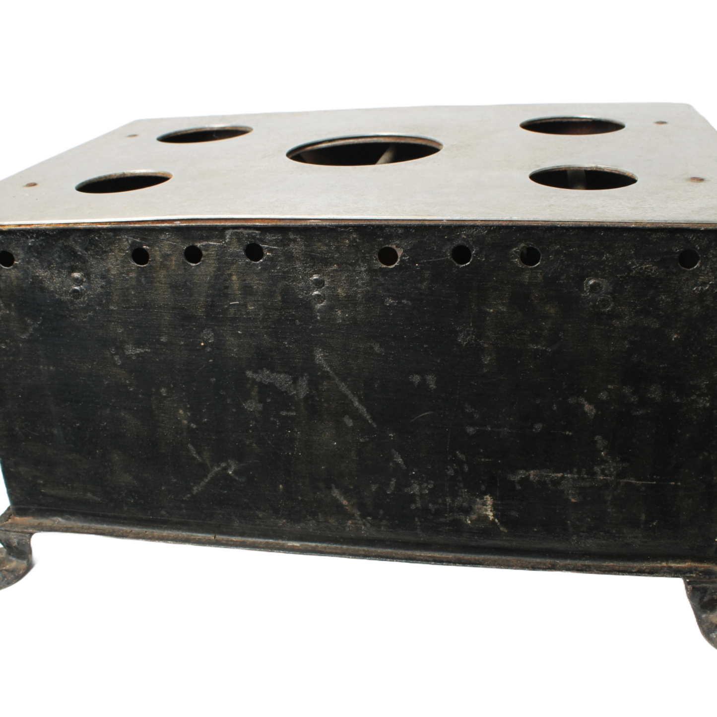 Rare Antique Toy Stove with Claw Feet and Pans ca. 1900–1925 | 22 cm / 8.66 inch