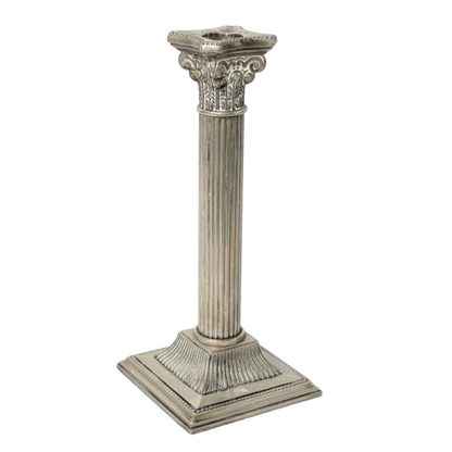 Elegant Corinthian Candle Holder - Classic Pillar Design - Timeless Decor - 21 c
