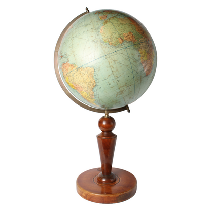 Antique German Globe ca. 1924 | Kartographisches Institut Dietrich Reimer Berlin