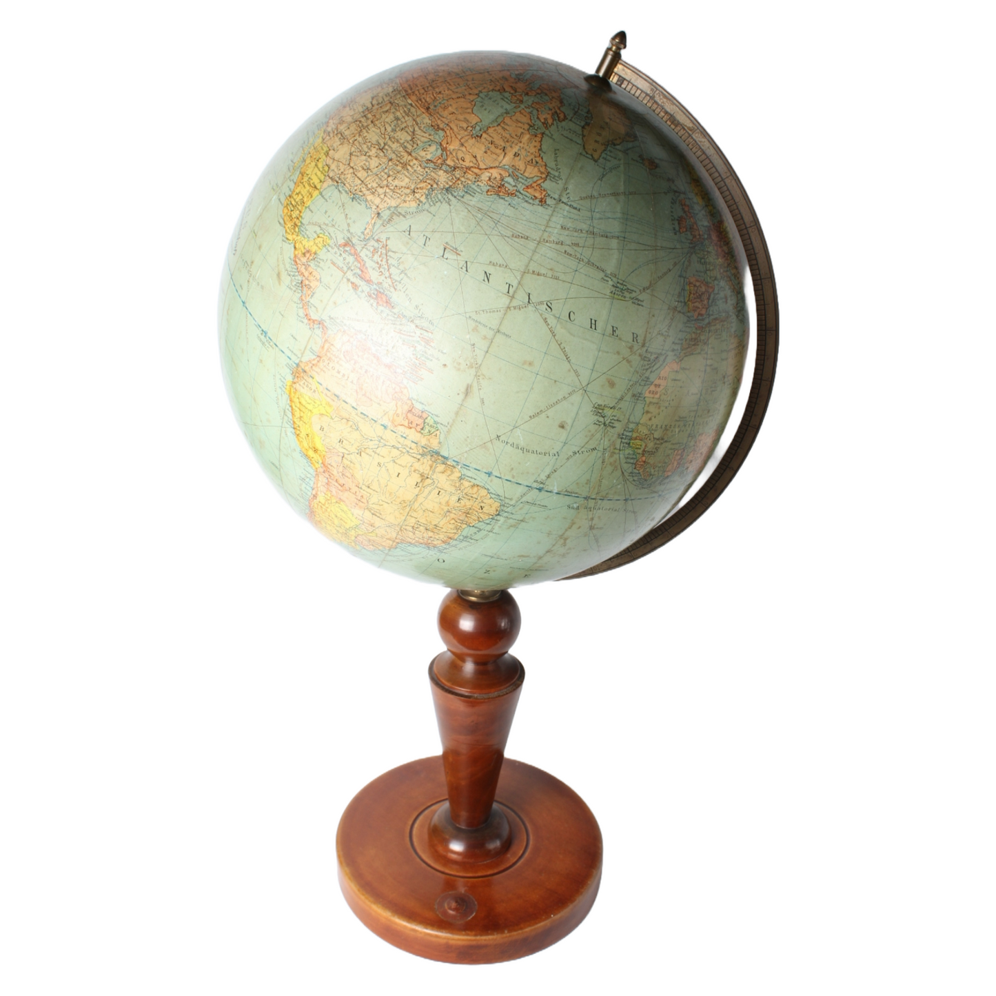 Antique German Globe ca. 1924 | Kartographisches Institut Dietrich Reimer Berlin