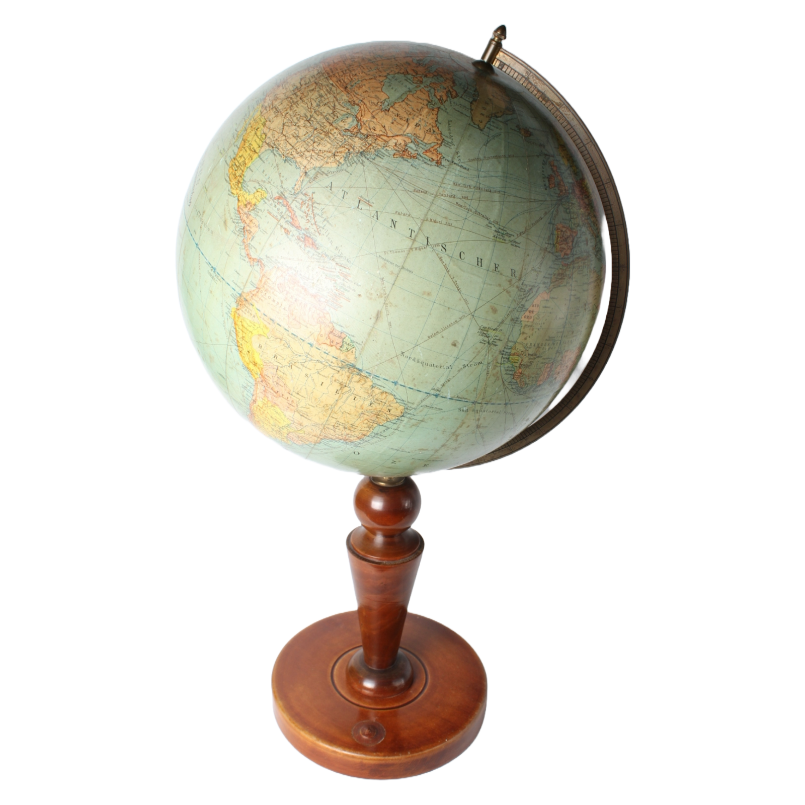 Antique German Globe ca. 1924 | Kartographisches Institut Dietrich Reimer Berlin
