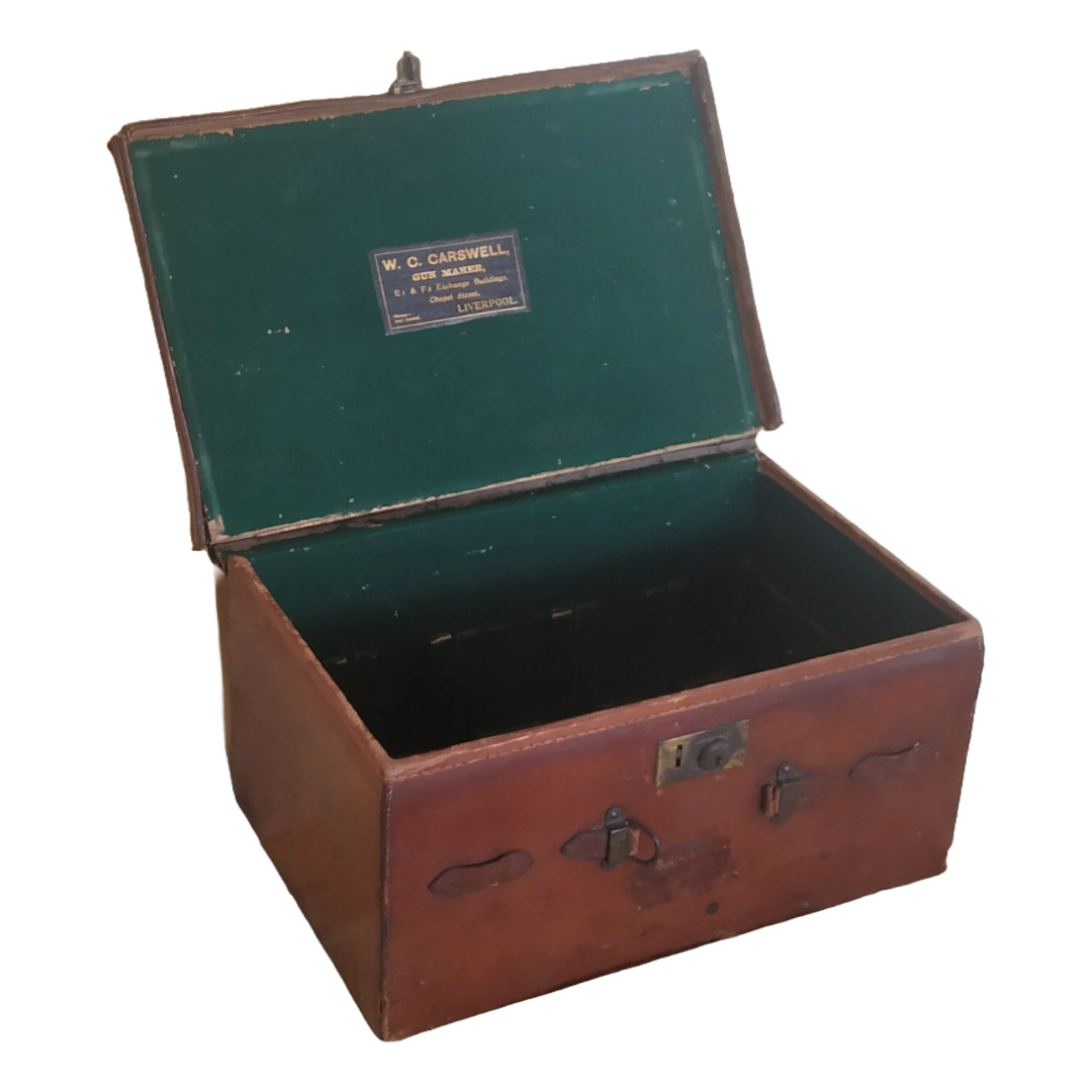 Authentic British Calfskin Gun Case | W.C. Carswell Liverpool | Circa 1930 |