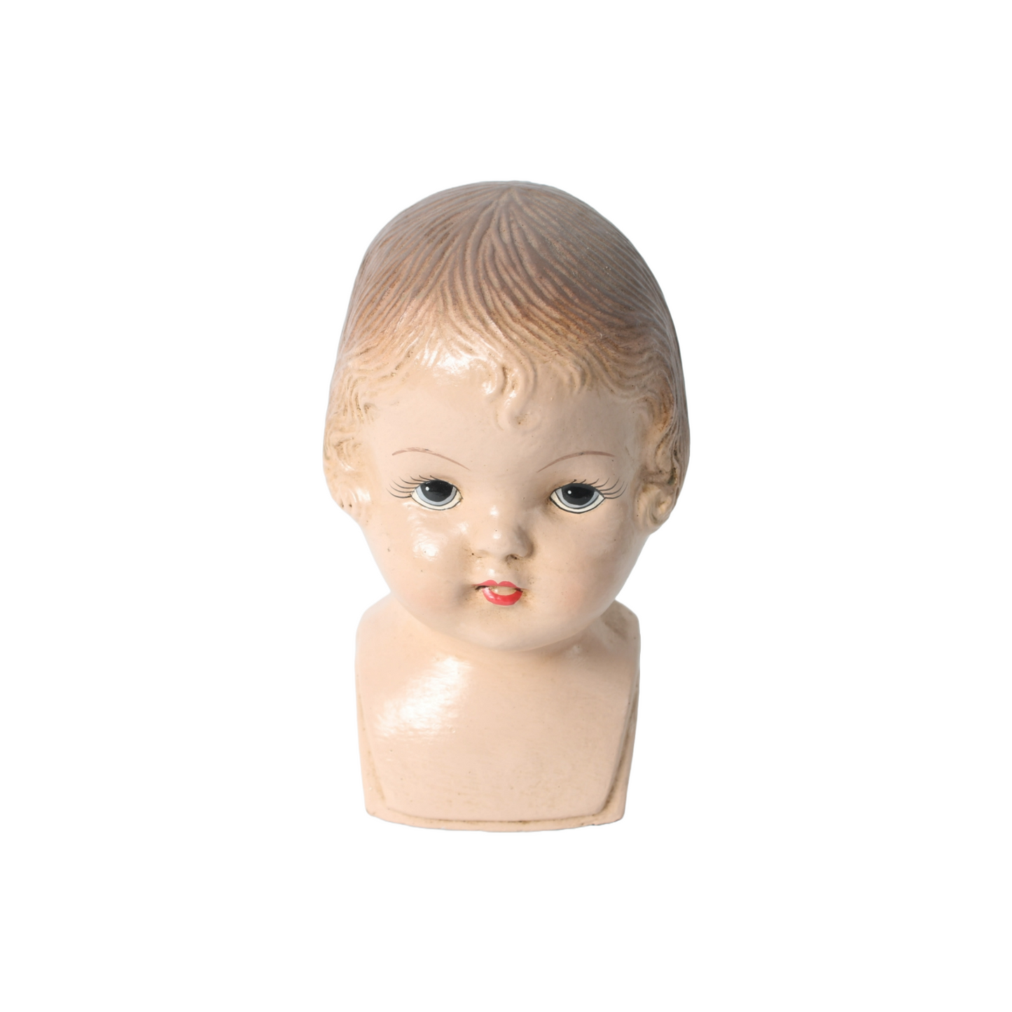Decorative Baby Bust – Hand-Painted, Light Hair – Unique Collectible