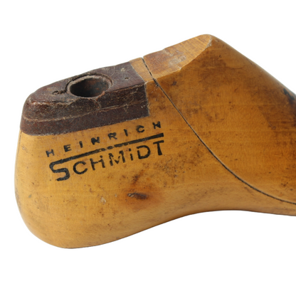 Vintage Wooden Shoe Lasts by Heinrich Schmidt, Children size, set of 3