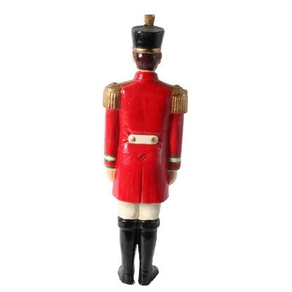 Antique Cast Iron Military Officer Figurine, 40 cm Tall, Decorative & Historical