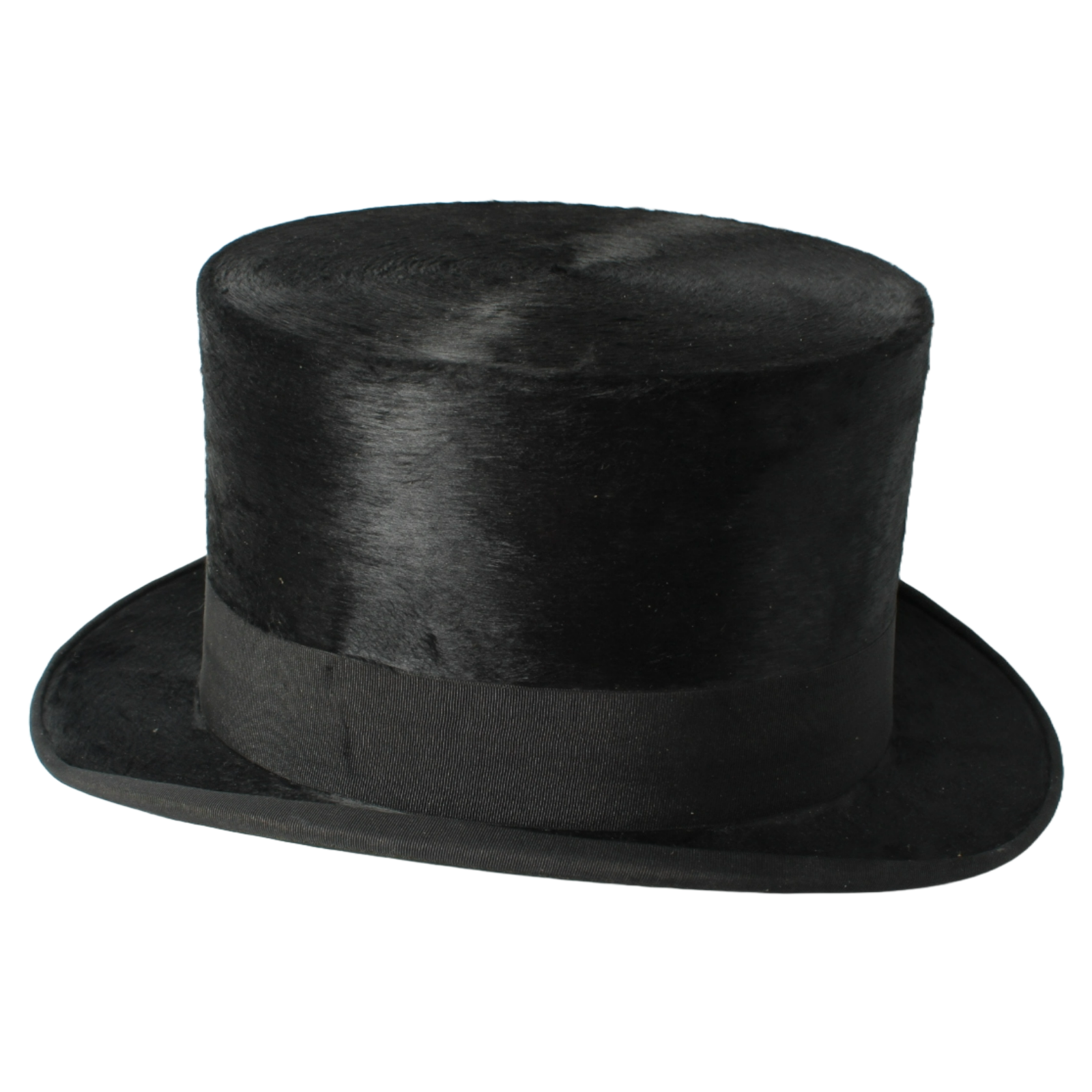 Antique Moleskin Top Hat by Joh. v. d. Sluijs, Utrecht – Early 20th Century